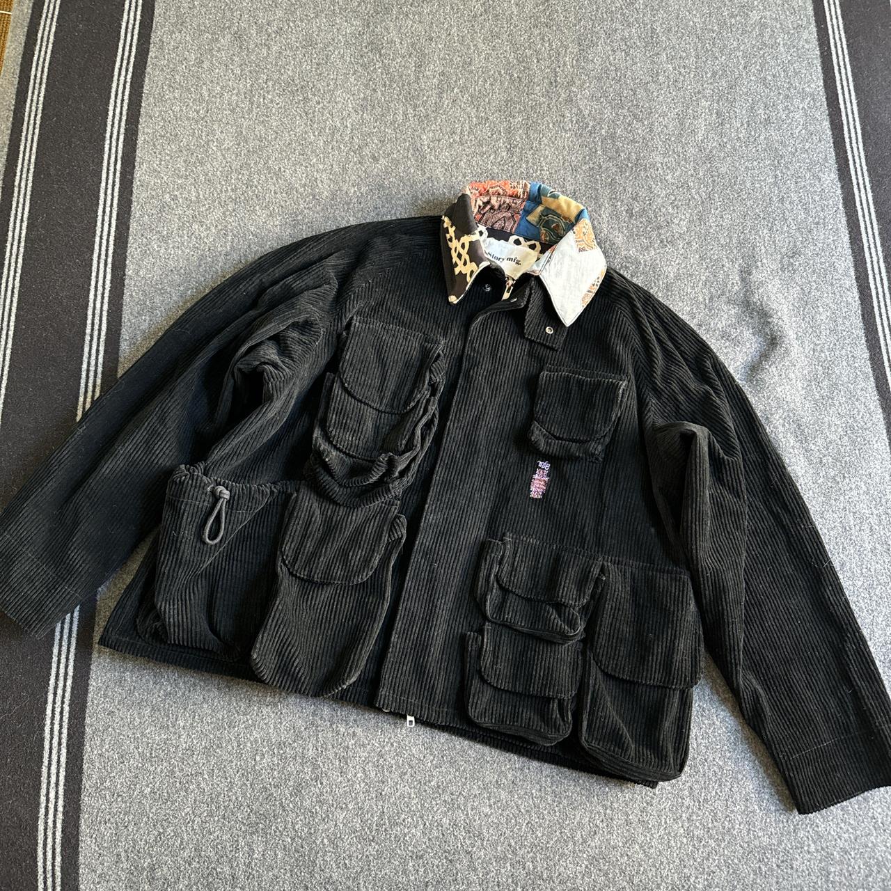 Story mfg. Rambler Jacket Iron Black Corduroy with... - Depop