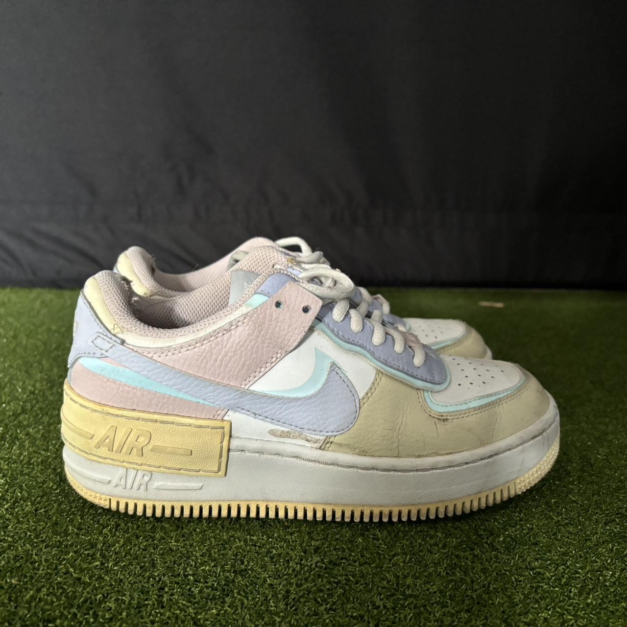 pastel platform Nike Air Force 1s purchased