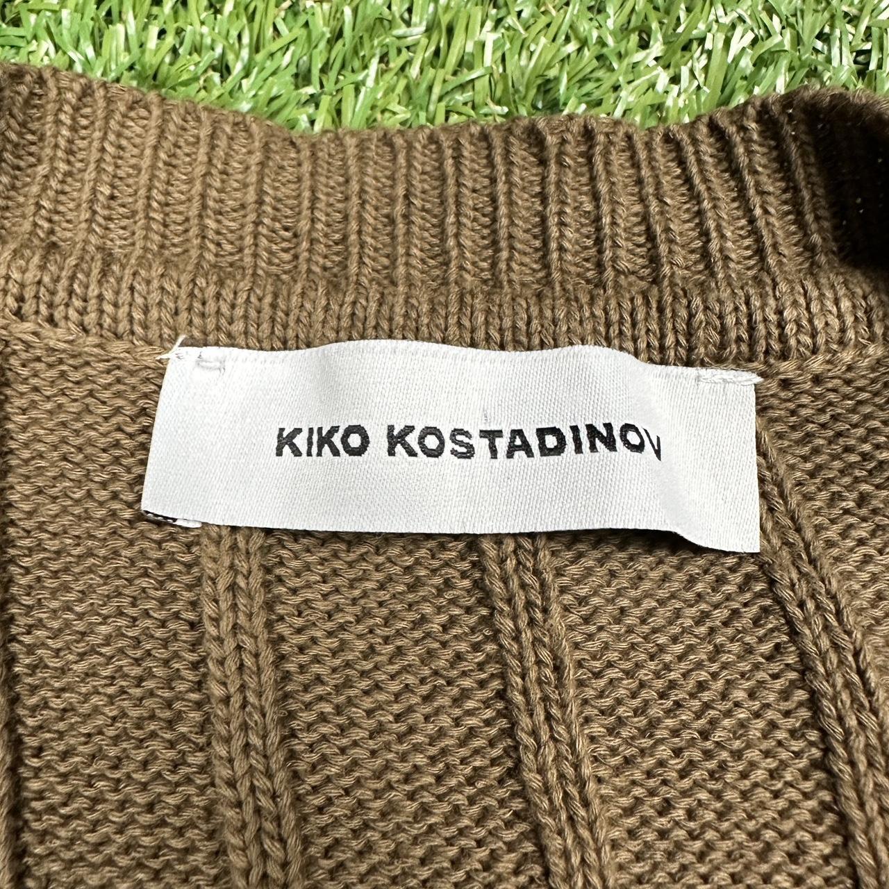 kiko kostadinov HARKMAN KNIT ZIPCARDIGAN