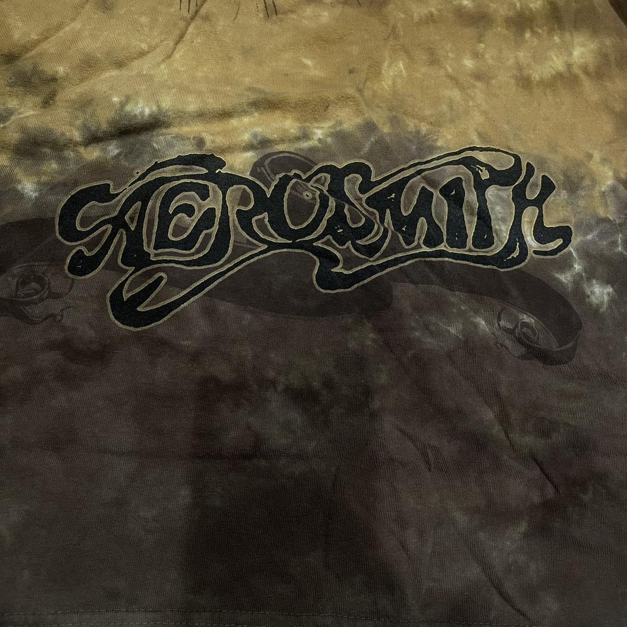 aerosmith tie dye shirt