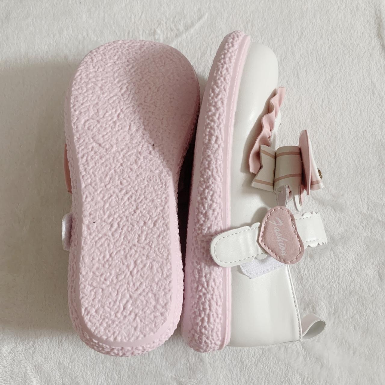 kawaii pink bunny mary janes ૮꒰ ˶• ༝ •˶꒱ა ♡ cute... - Depop