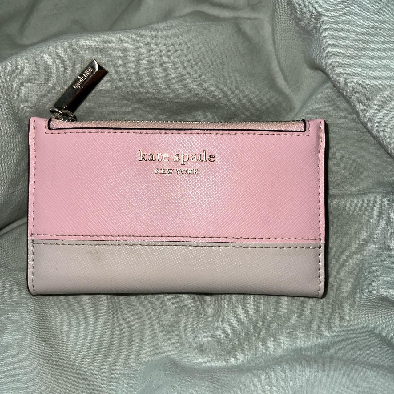 Kate Spade New York pink wallet 6 card holders and a... - Depop