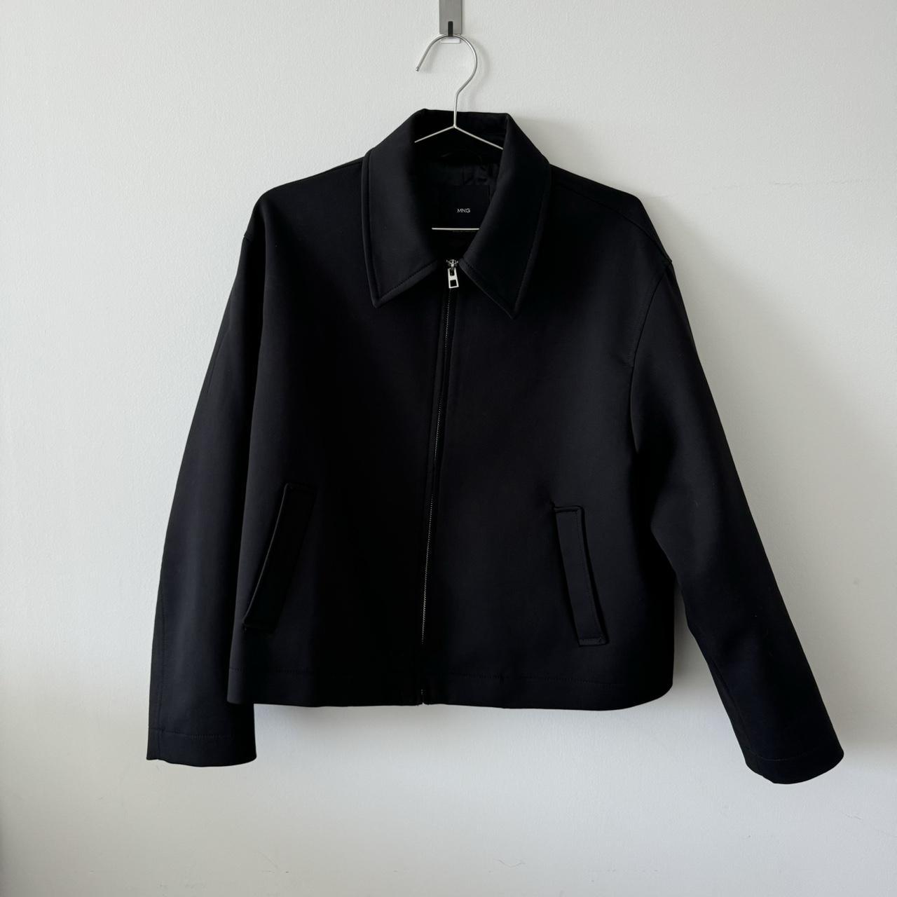 Mango Women's Jacket - Black - L – Mango black zip up jacket #minimalist #mango …