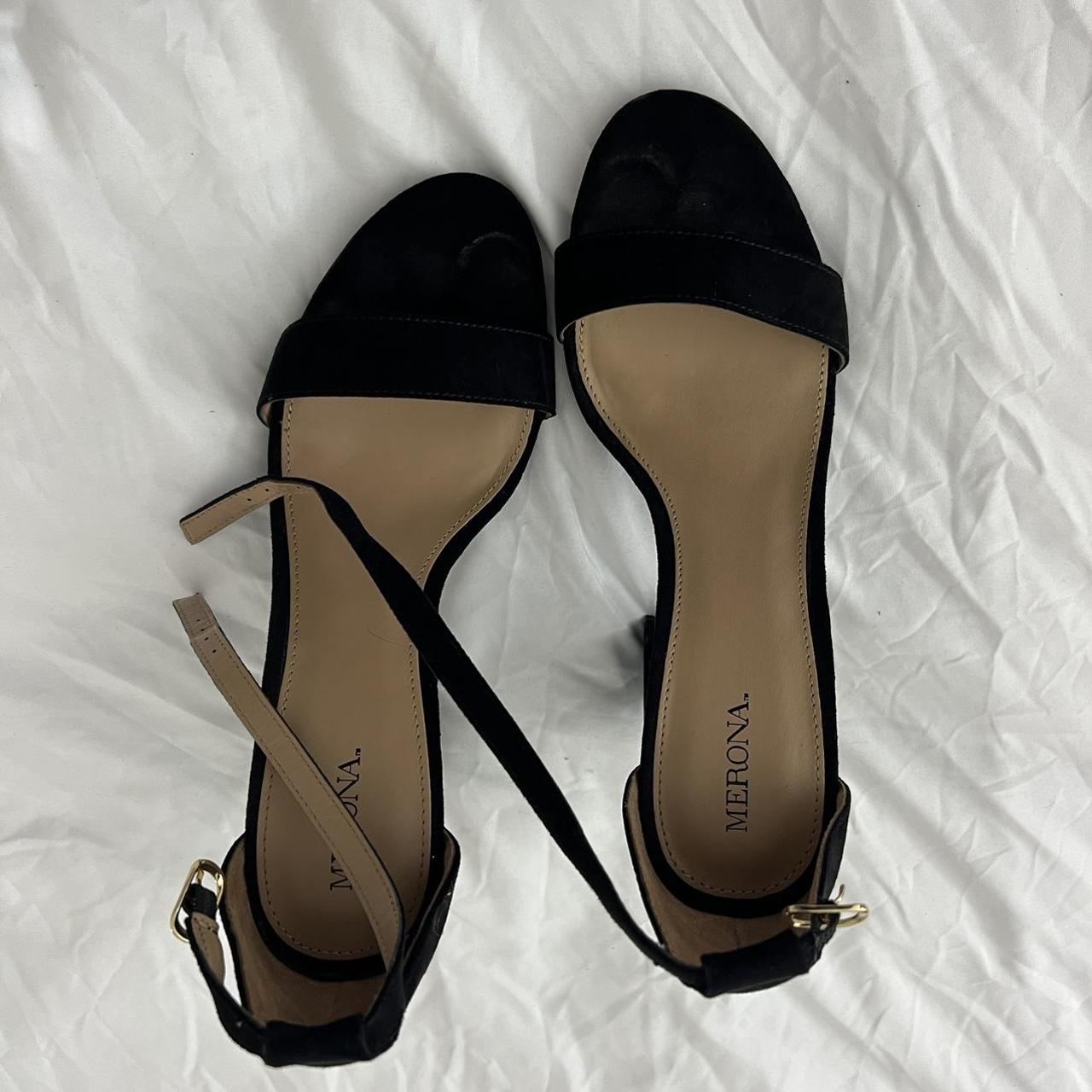 merona black heels