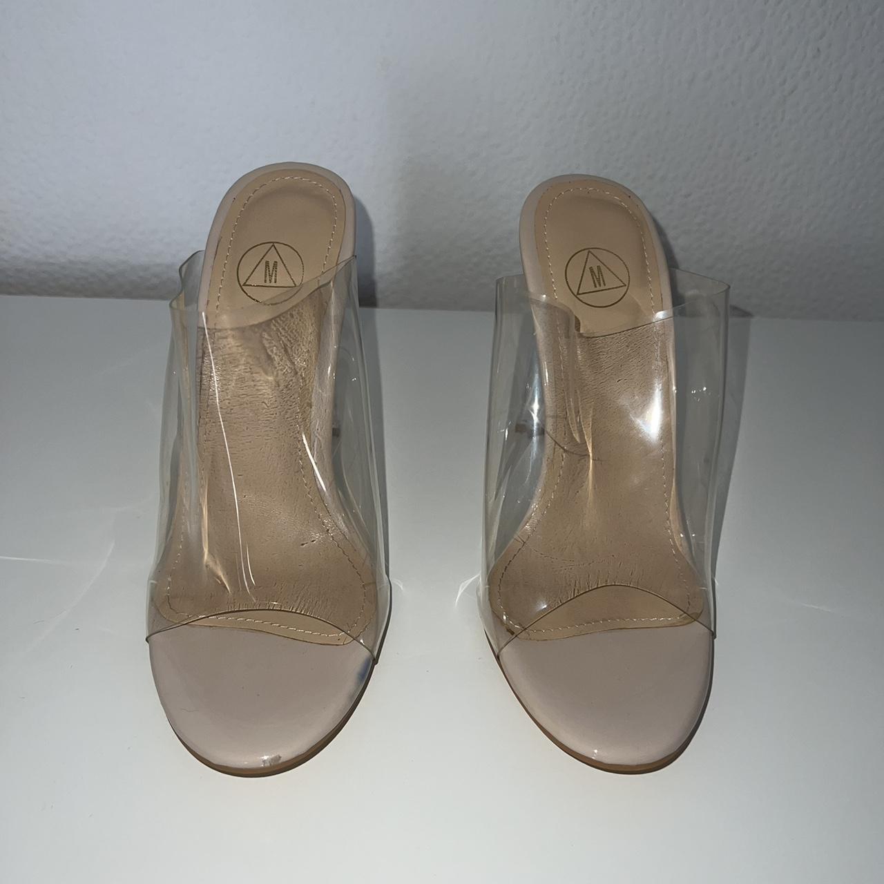plt white heels