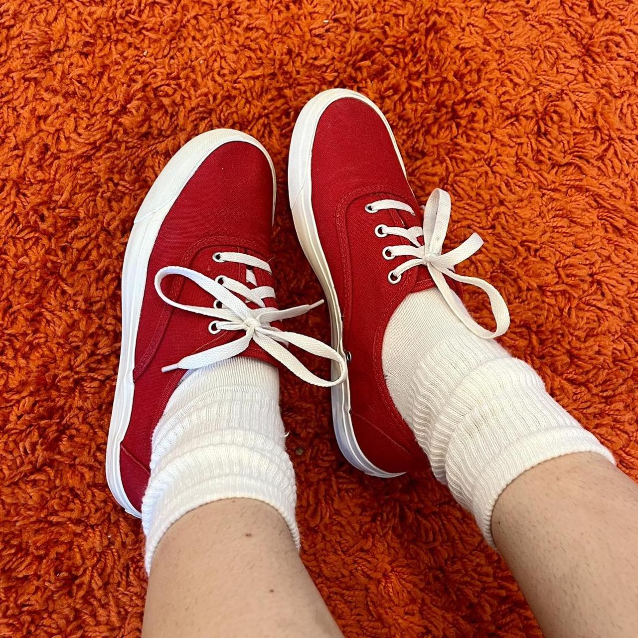 Keds Shoe Brand 70s inspired Red Pro low top Keds... - Depop