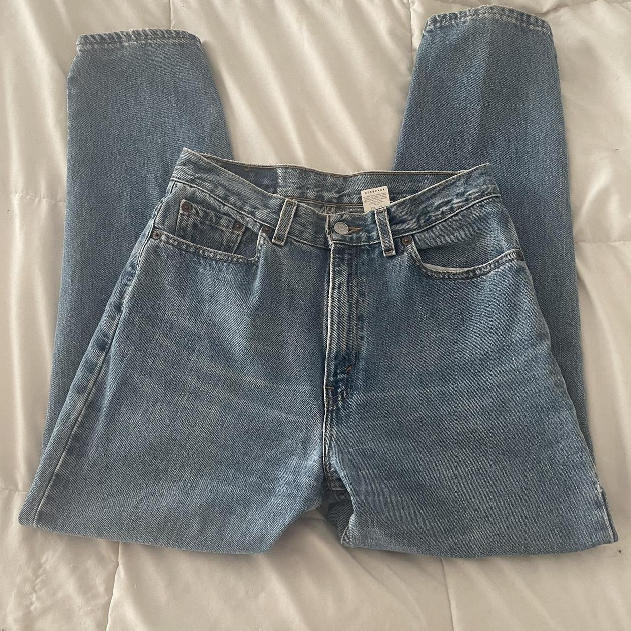 Vintage Levi’s 512 100% cotton denim jeans // medium... - Depop