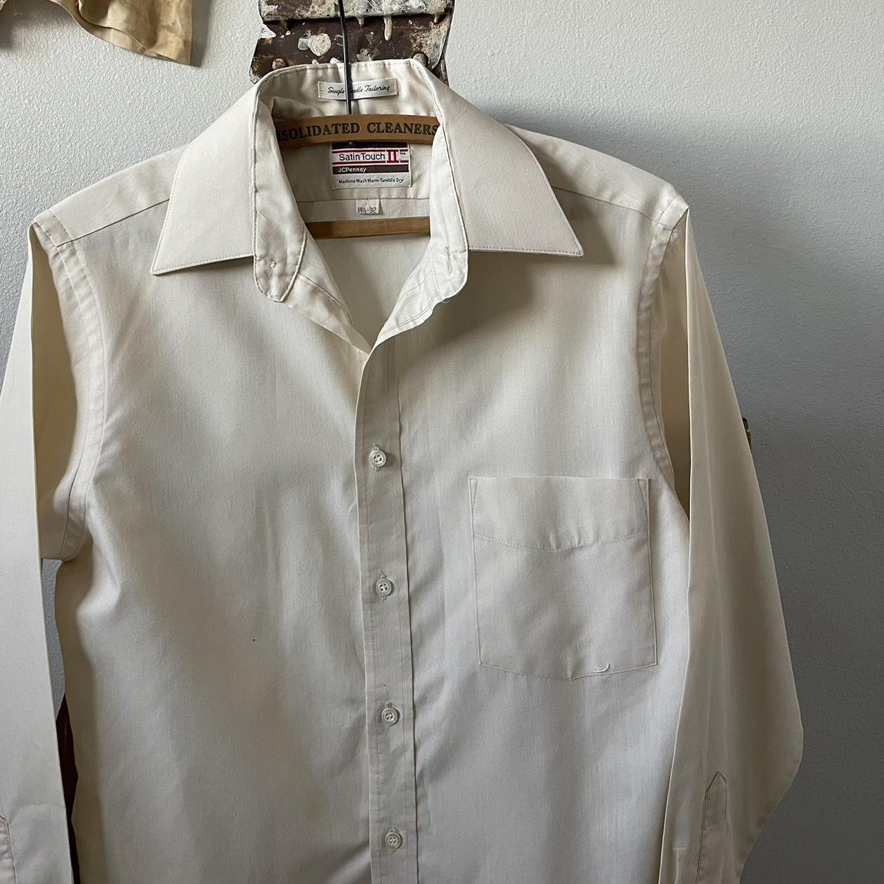 JCPenney Men's Cream Shirt | Depop