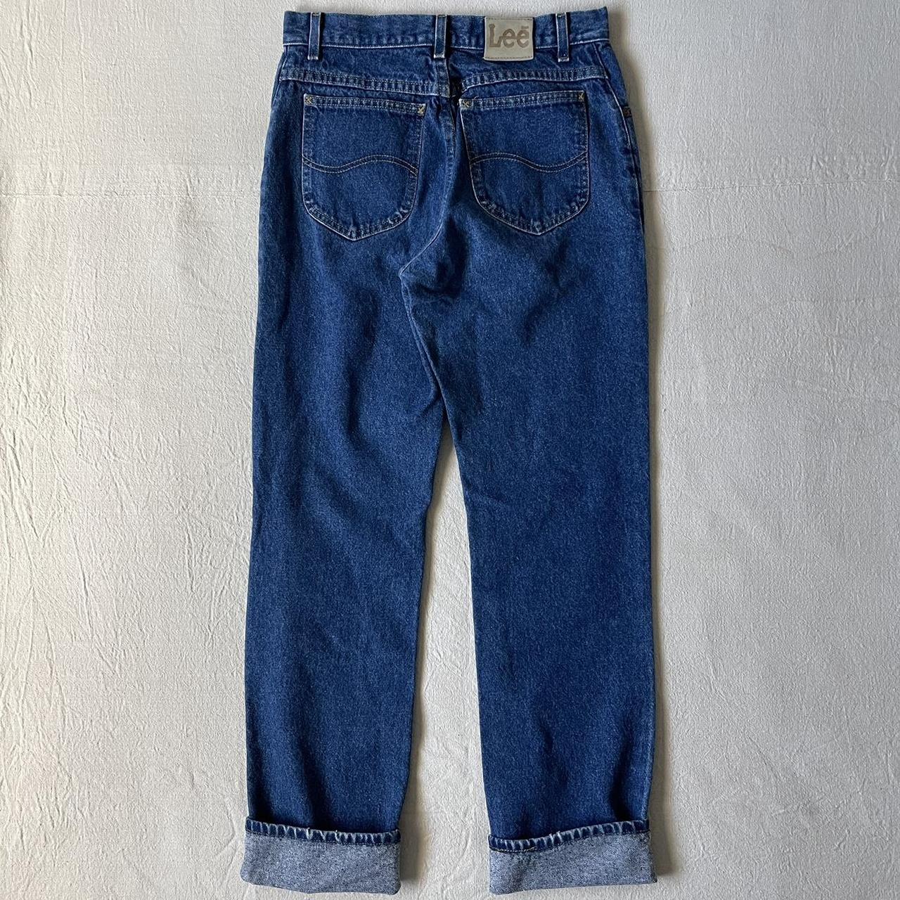 1990s made in USA Lee denim jeans. Excellent gently... - Depop