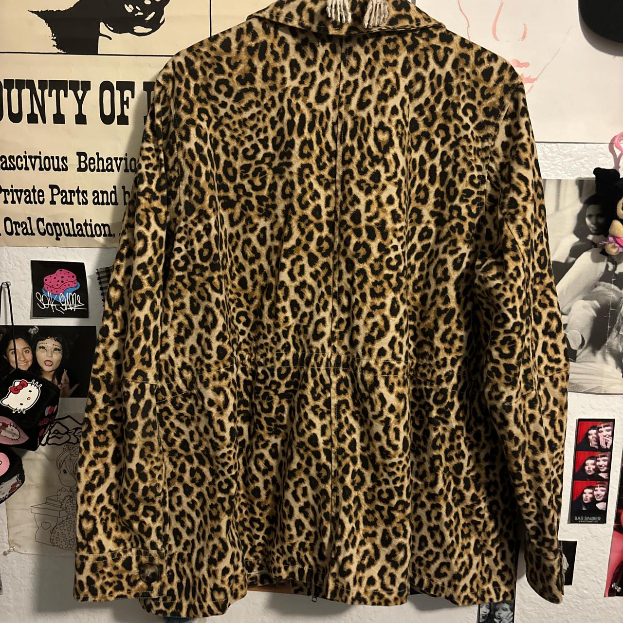 Forever 21 leopard print jacket in great. Depop