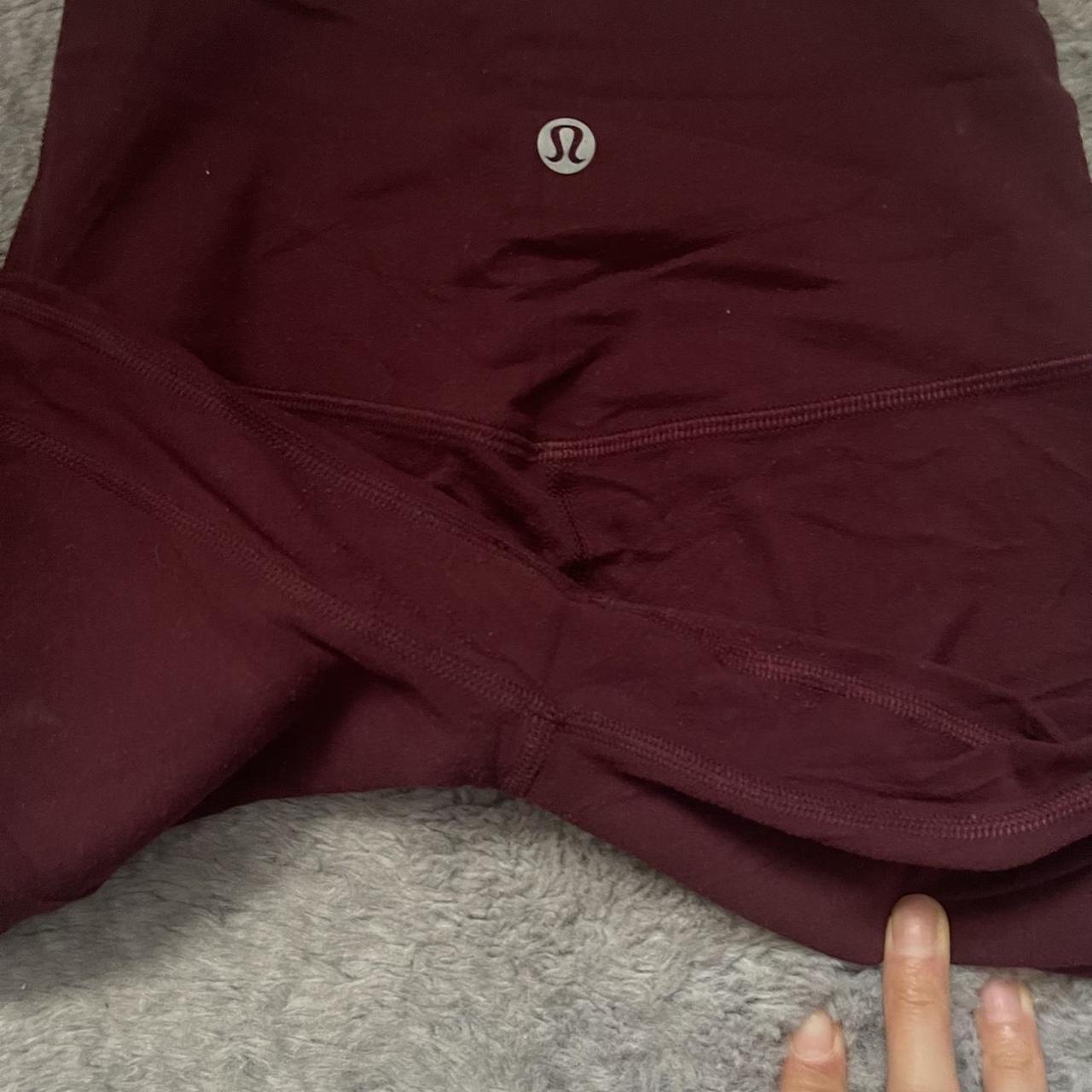 Lululemon Align Crop *21 Garnet In excellent - Depop