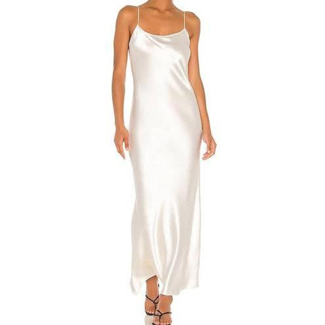 anine bing chelsea silk shirt dress