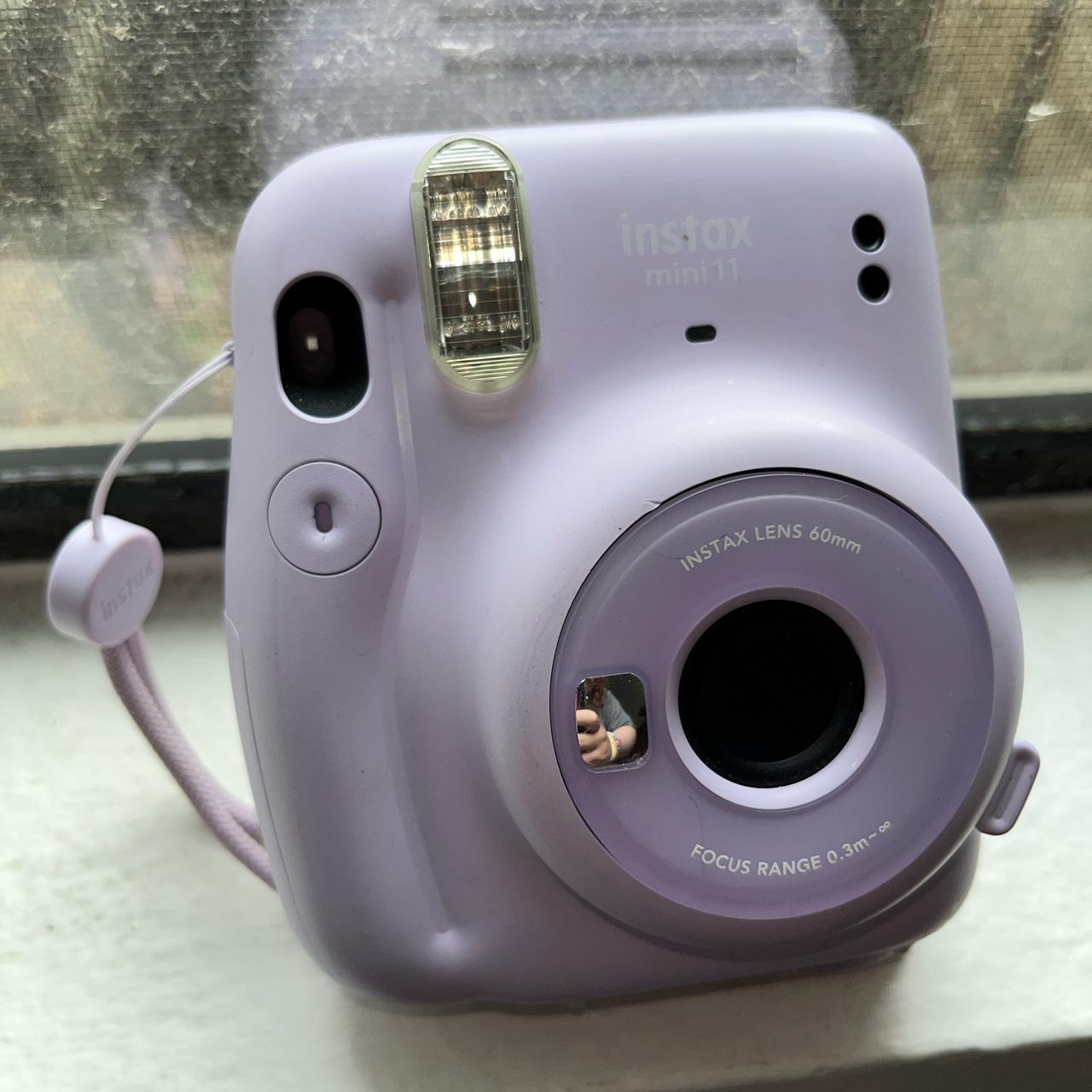 Fujifilm Instax Mini 11 Lilac Purple Polaroid camera... Depop