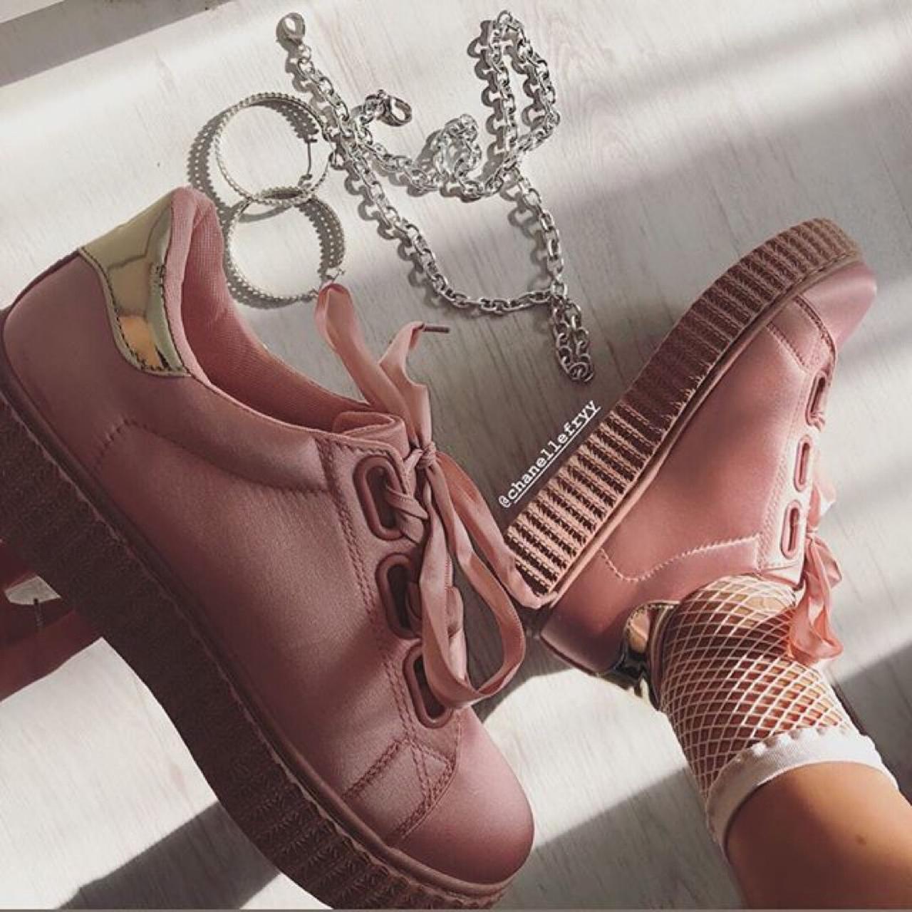 platform trainers pink