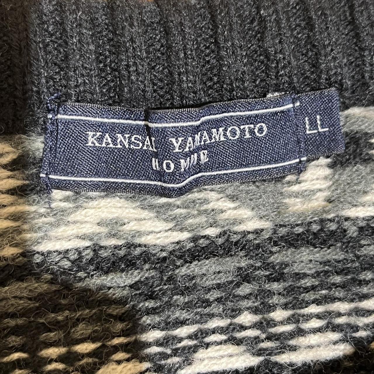 Vintage 80s Kansai Yamamoto Wool Knitted - Depop