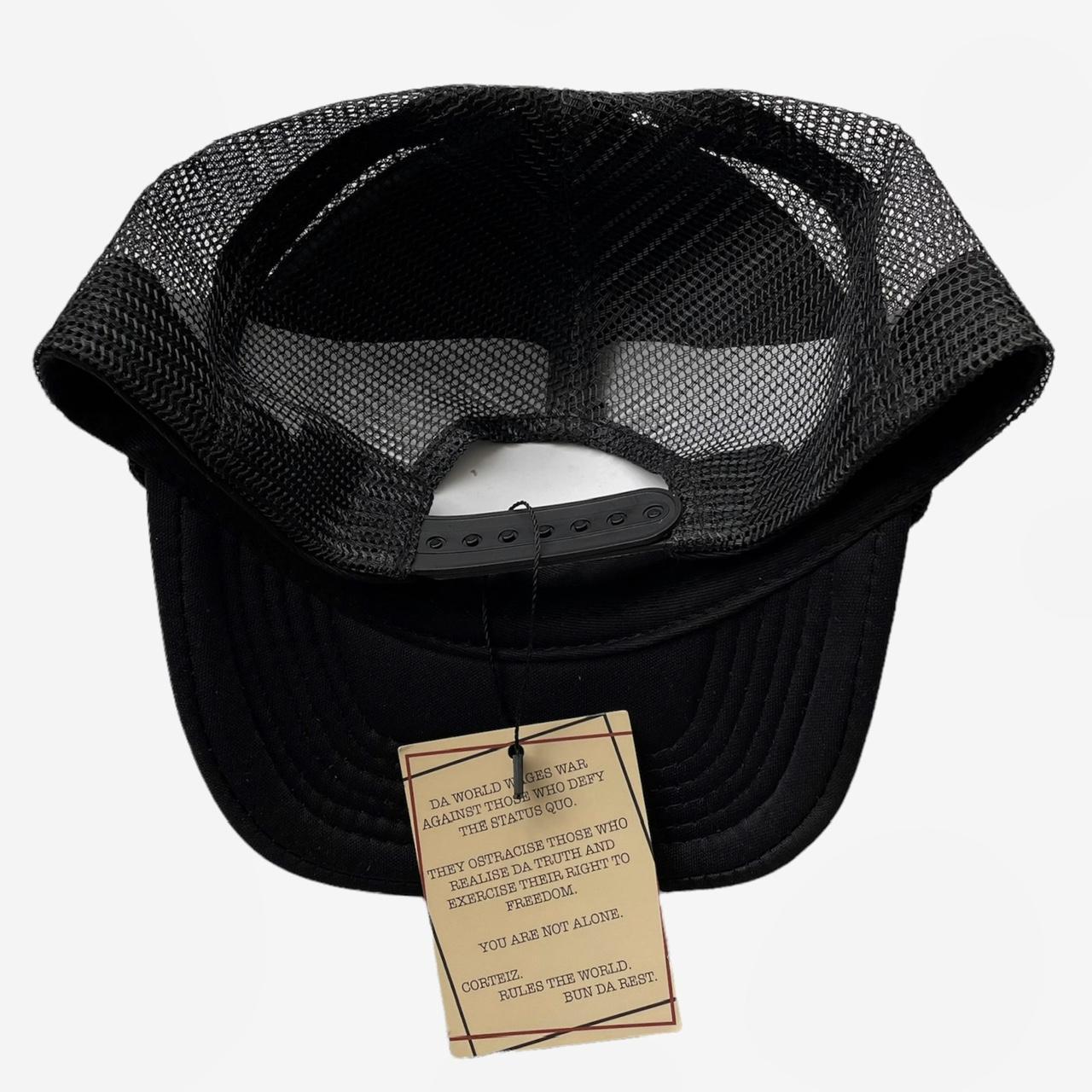 Corteiz Alcatraz Cap, triple black colour way. Brand | Depop