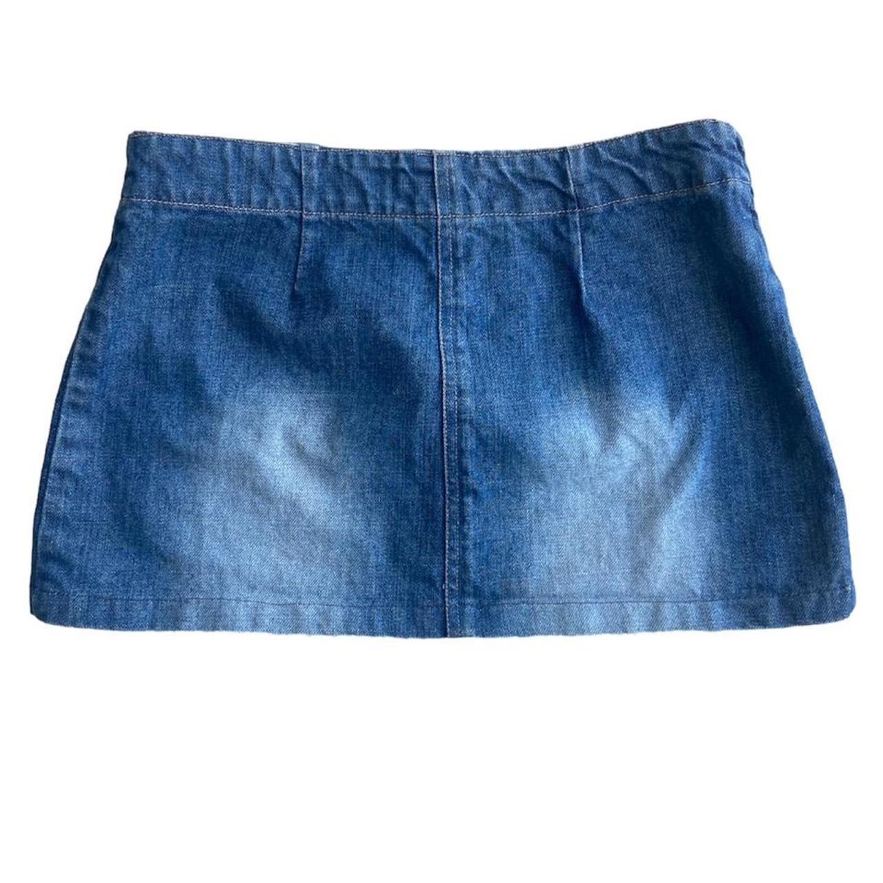 Morgan De Toi Women's Blue Skirt | Depop