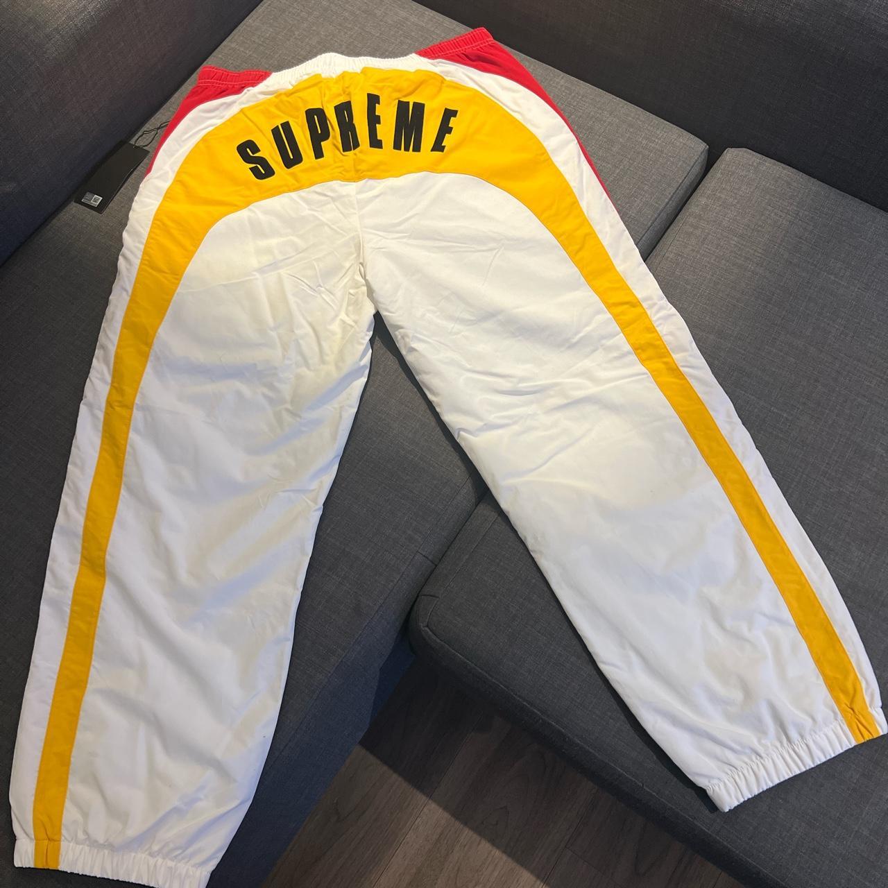 Supreme Men's White Joggerstracksuits Depop