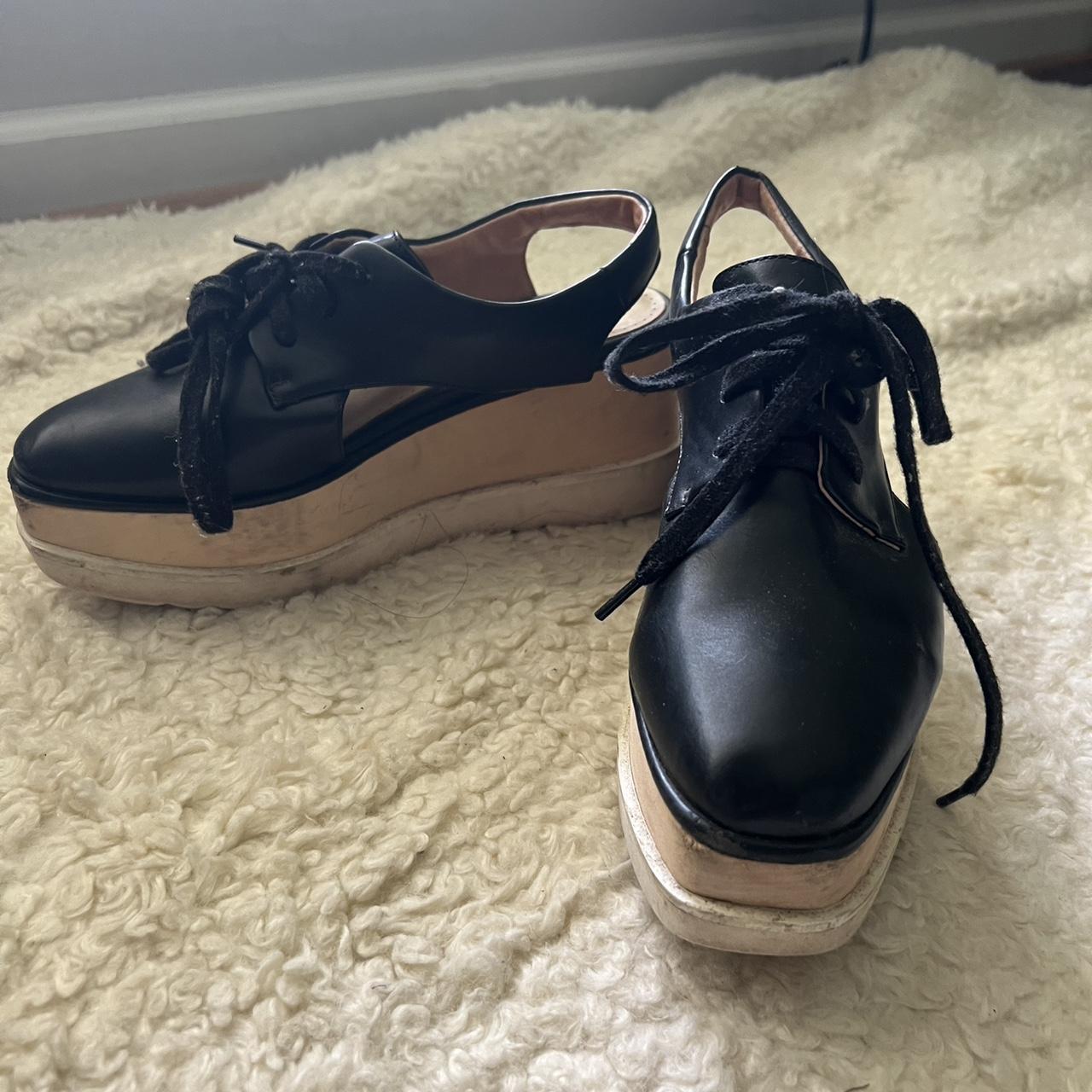 Bibi Lou Women's Footwear Black US – Black leather platform