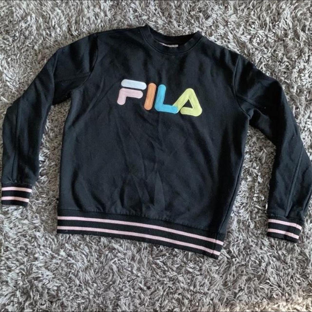 Women's fila outlet black sweatshirt