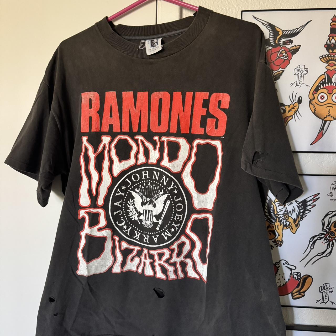 RAMONES /Mondo Bizarro 1993年来日公演 ロングTシャツ RAMONES VERY RARE VINTAGE T-SHIRT JAPAN 1993 BLACK LARGE | eBay