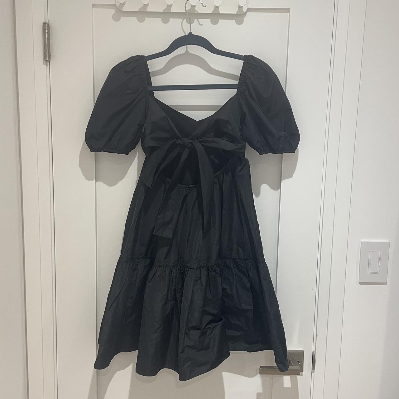 Wilfred Opera Dress Black, size 2XS Taffeta babydoll... - Depop