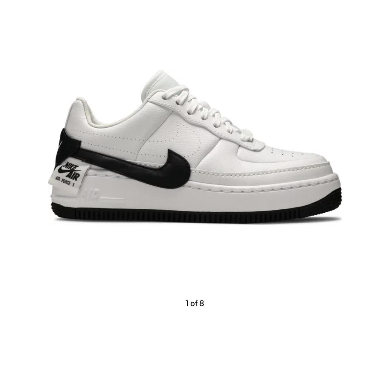 Nike Air Force 1 Jester white and black Depop