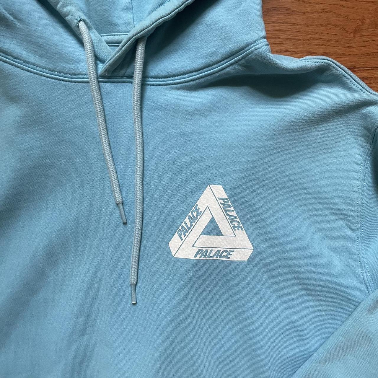 Palace aqua tri ferg hoodie One very faint stain | Depop