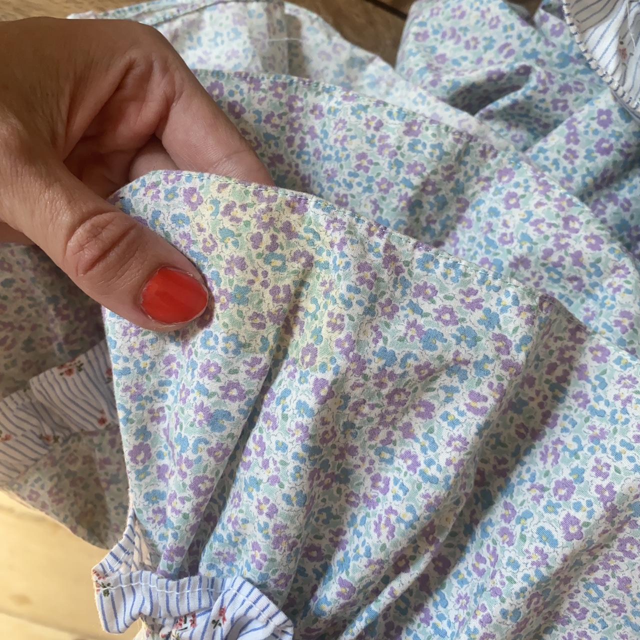 Batsheva Long Ruffle Prairie Dress, size 4. Waist is... Depop