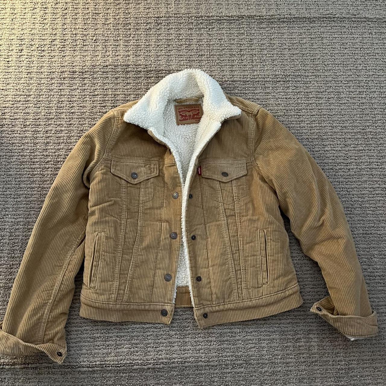 Levis tan sherpa sale jacket