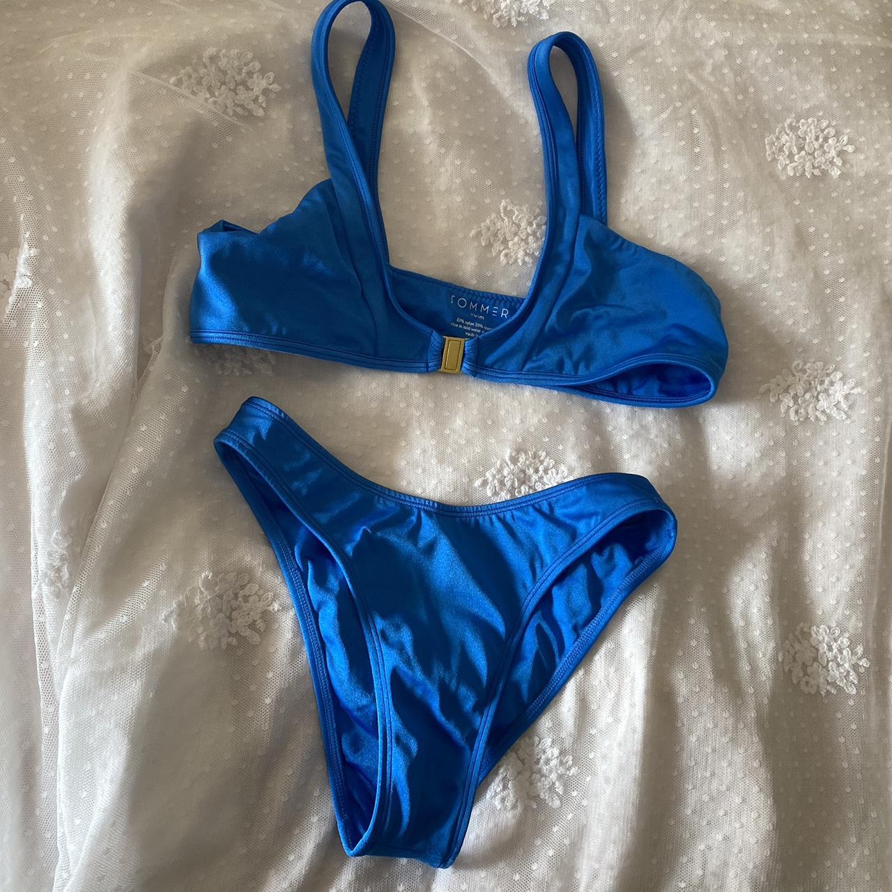 Women's Blue Bikinis-and-tankini-sets | Depop