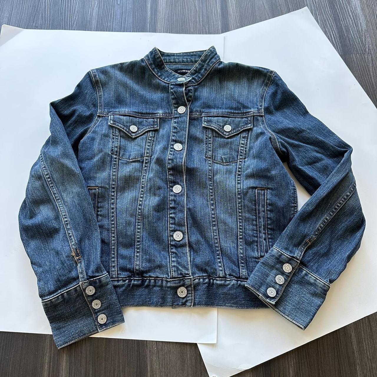 gap denim jacket womens large - Depop