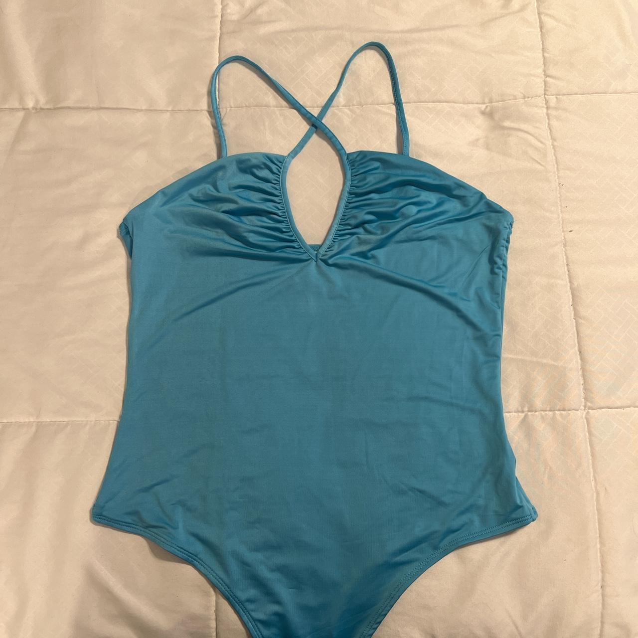 Blue body suit - Depop