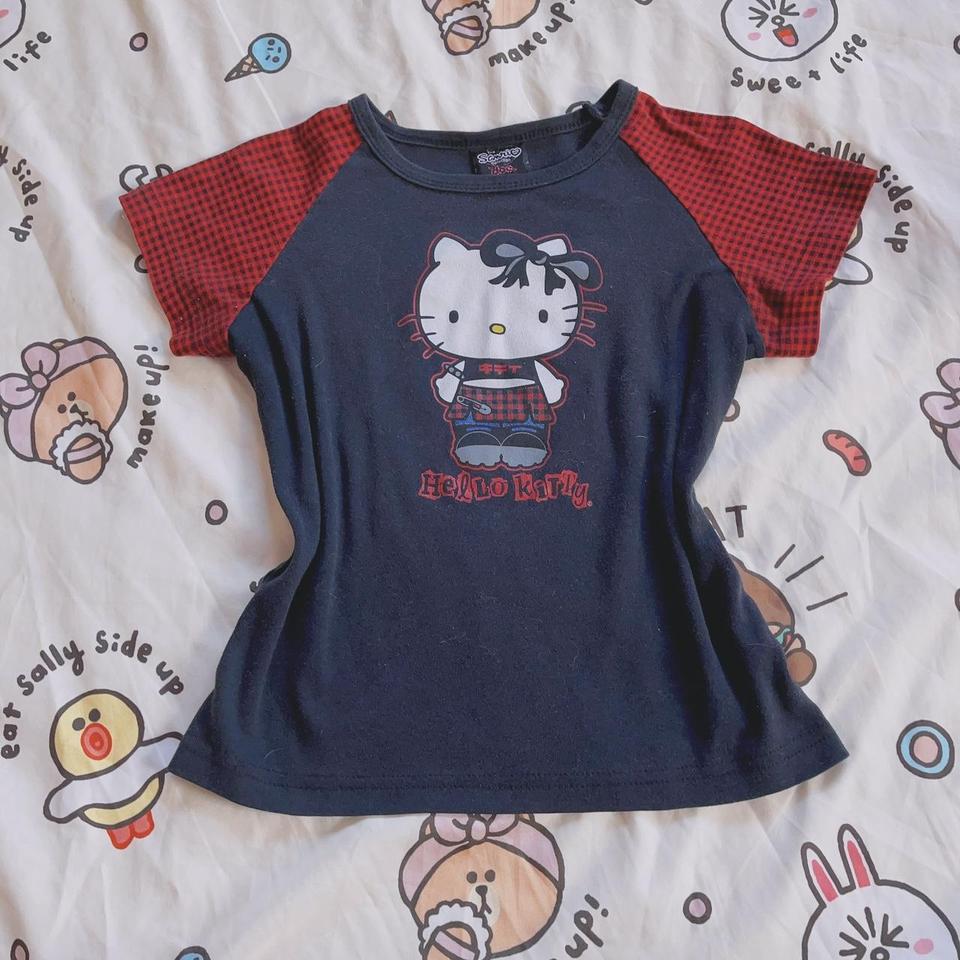 Punk Style Hello Kitty Printed T-Shirt