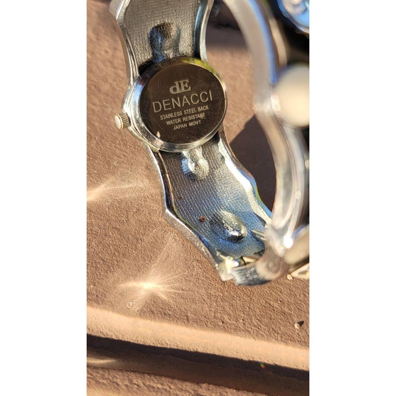 Vtg Denacci Quartz Rhinestone Enamel Bracelet Depop