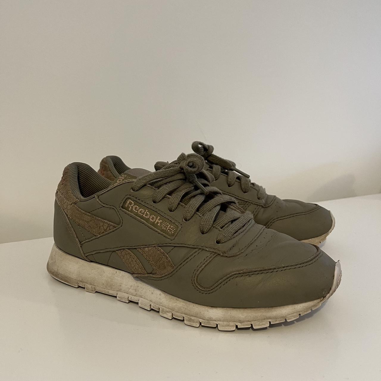 reebok mustard trainers