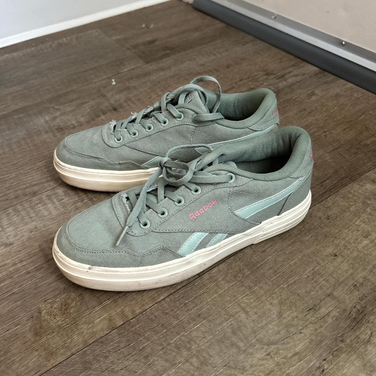 sage green reebok
