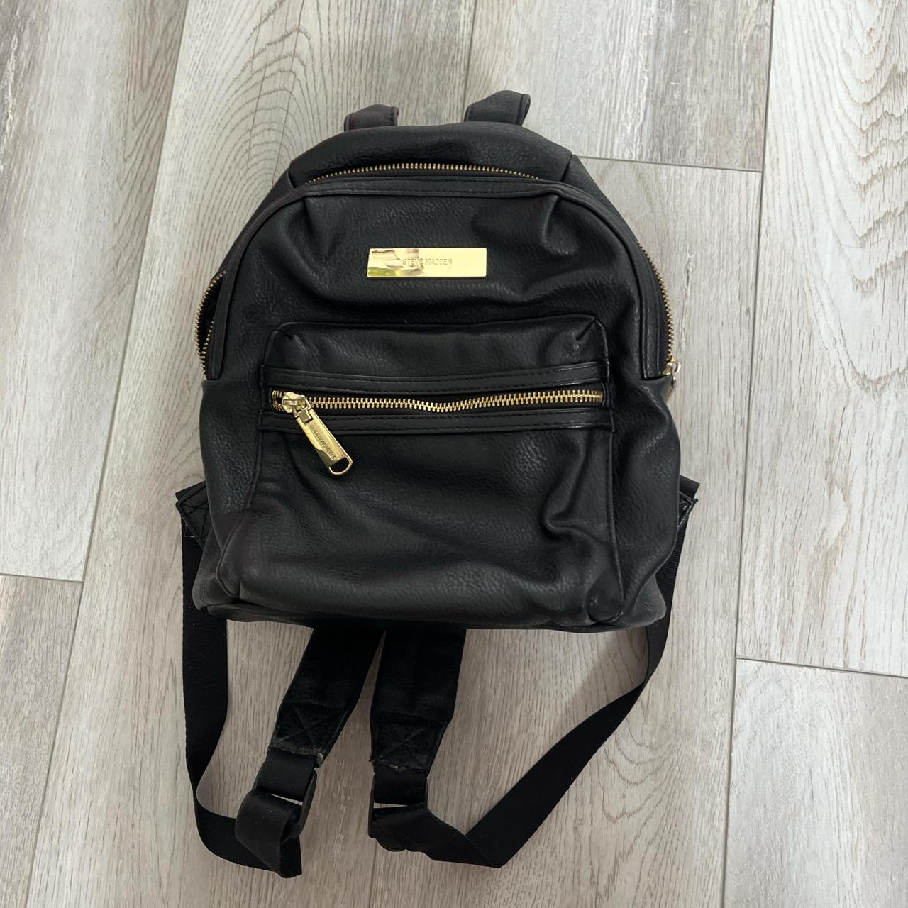 Steve Madden Black & Gold store Backpack