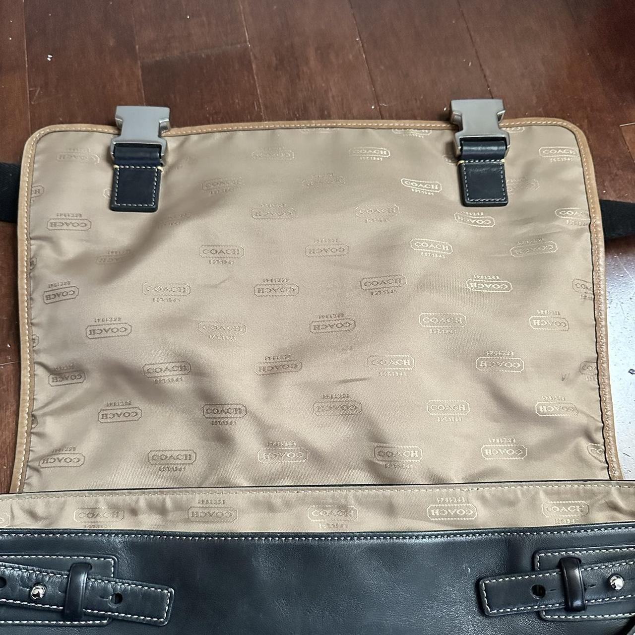 Coach signature laptop bag Coach signature - Depop