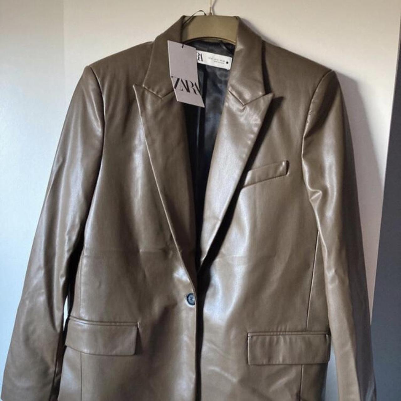 Zara leather New with Size