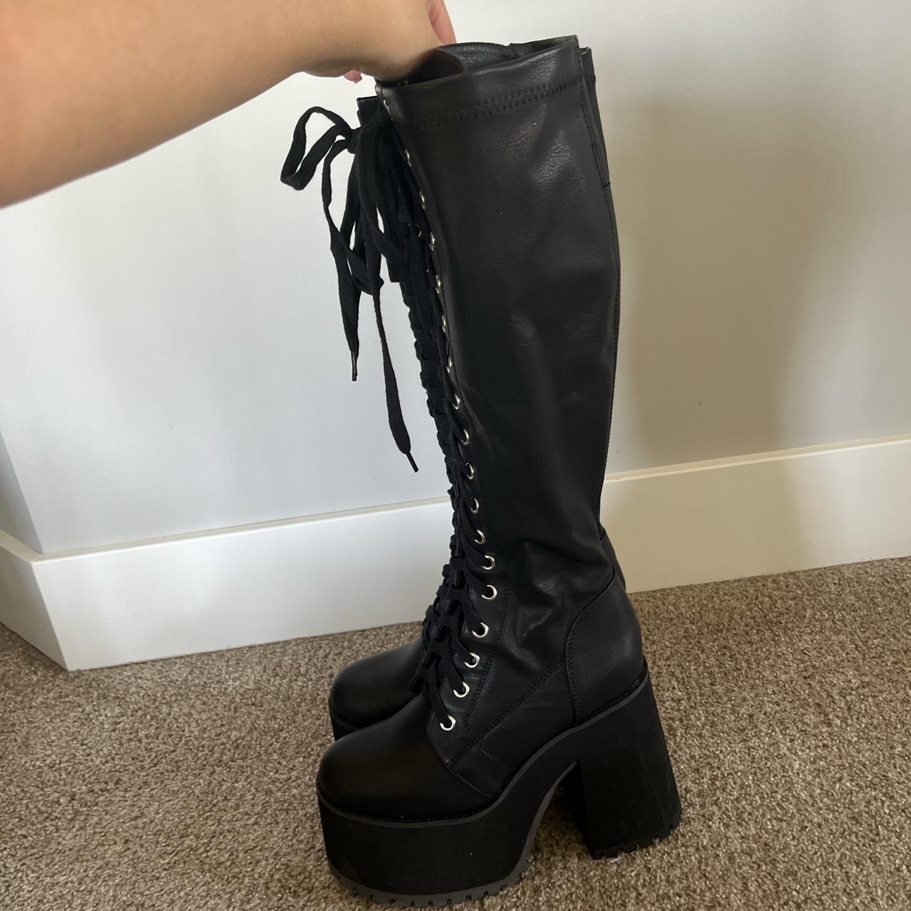 black heeled boots - current mood 🫶🏽 worn...
