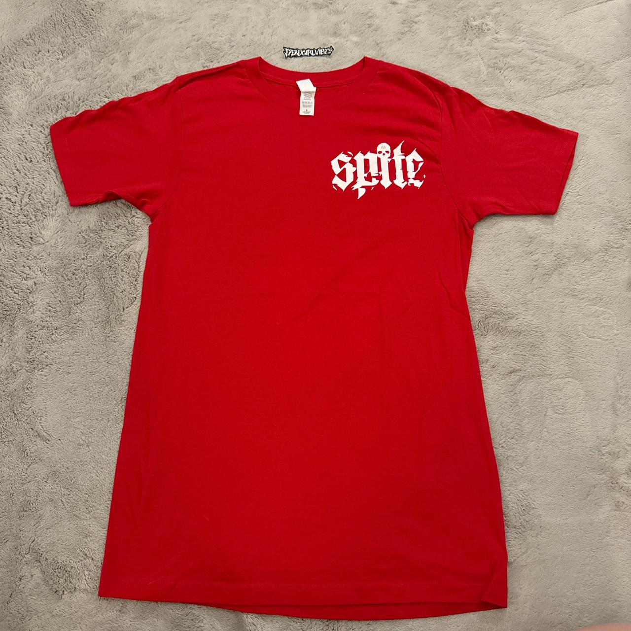 Front and back logo spite tee. Never worn there is a... - Depop