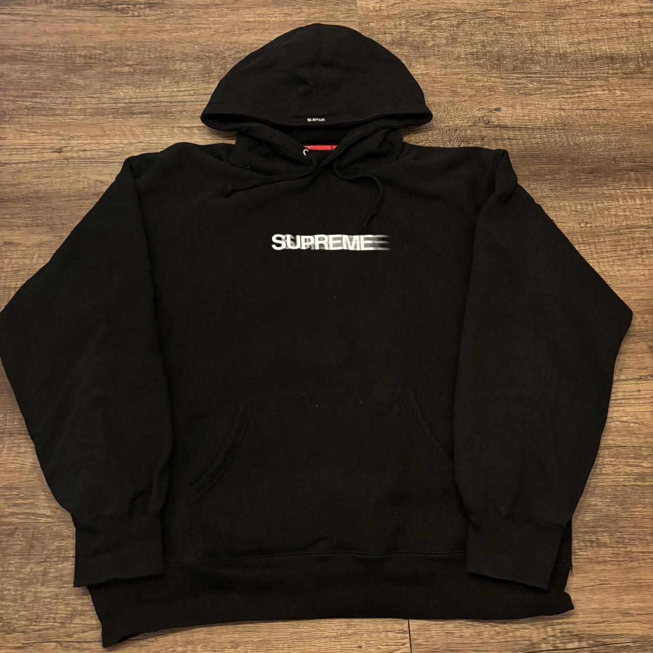 Supreme motion blur discount hoodie