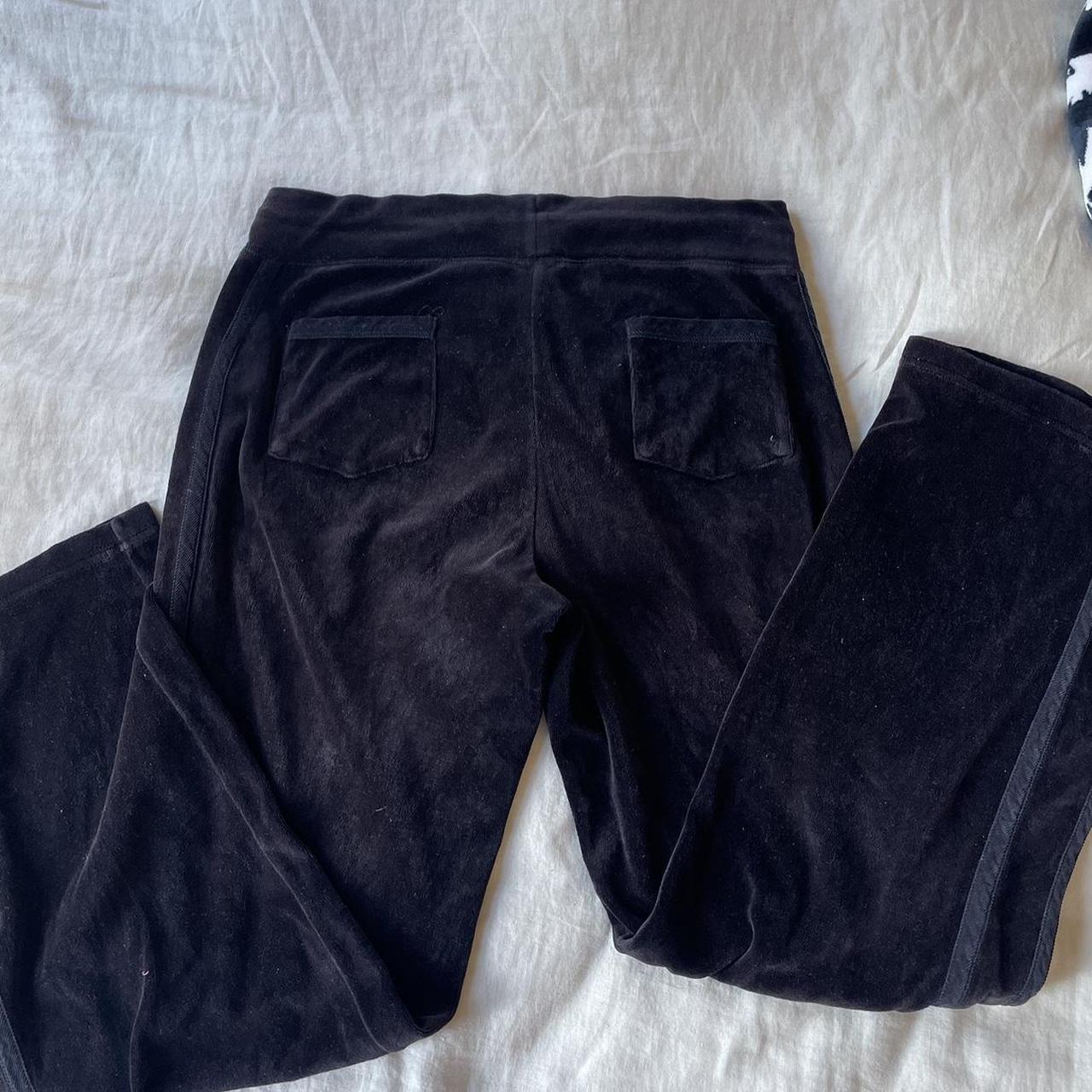 Brown velour tracksuit pants by target Drawstring... - Depop