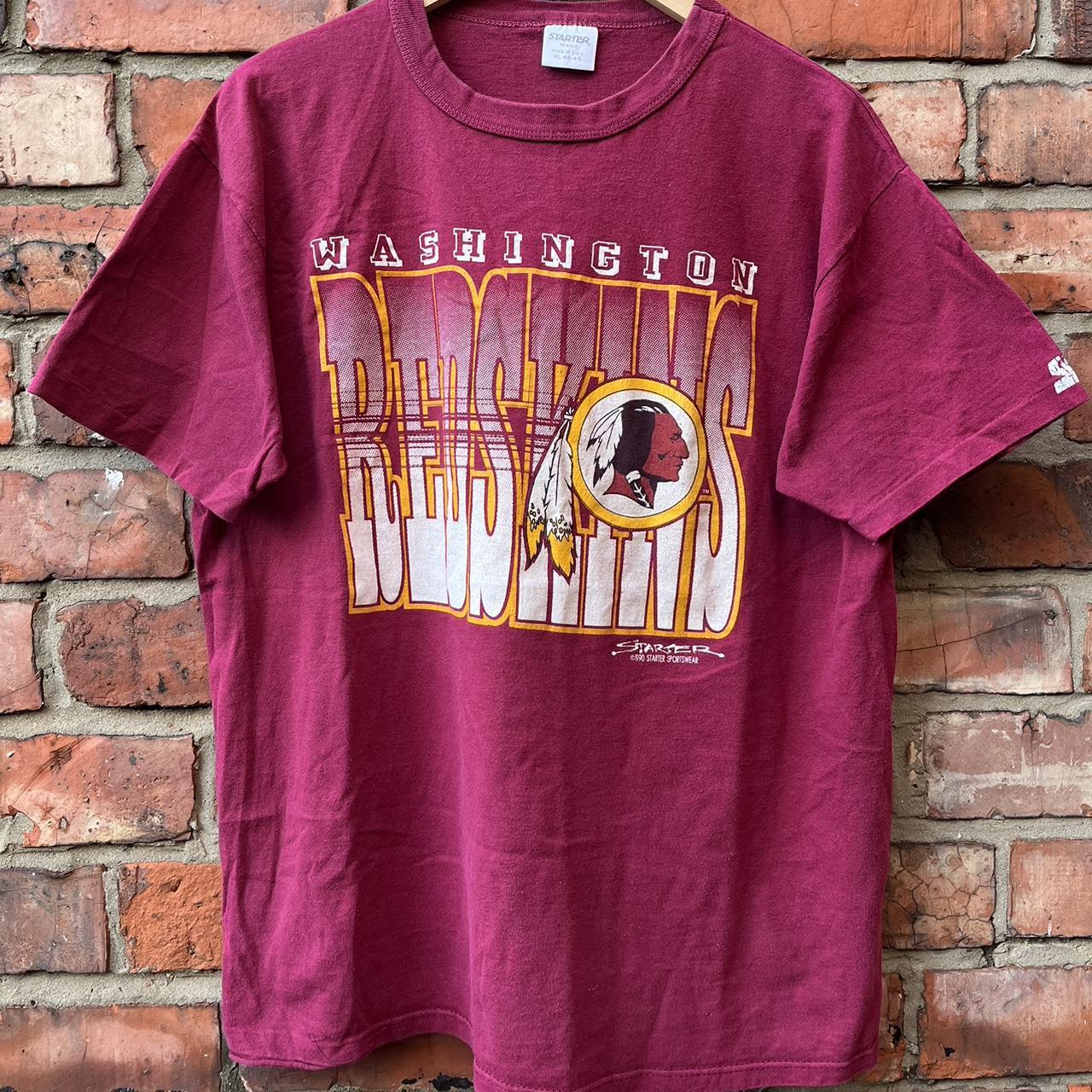 Vintage single stitch Redskins graphic tee... - Depop