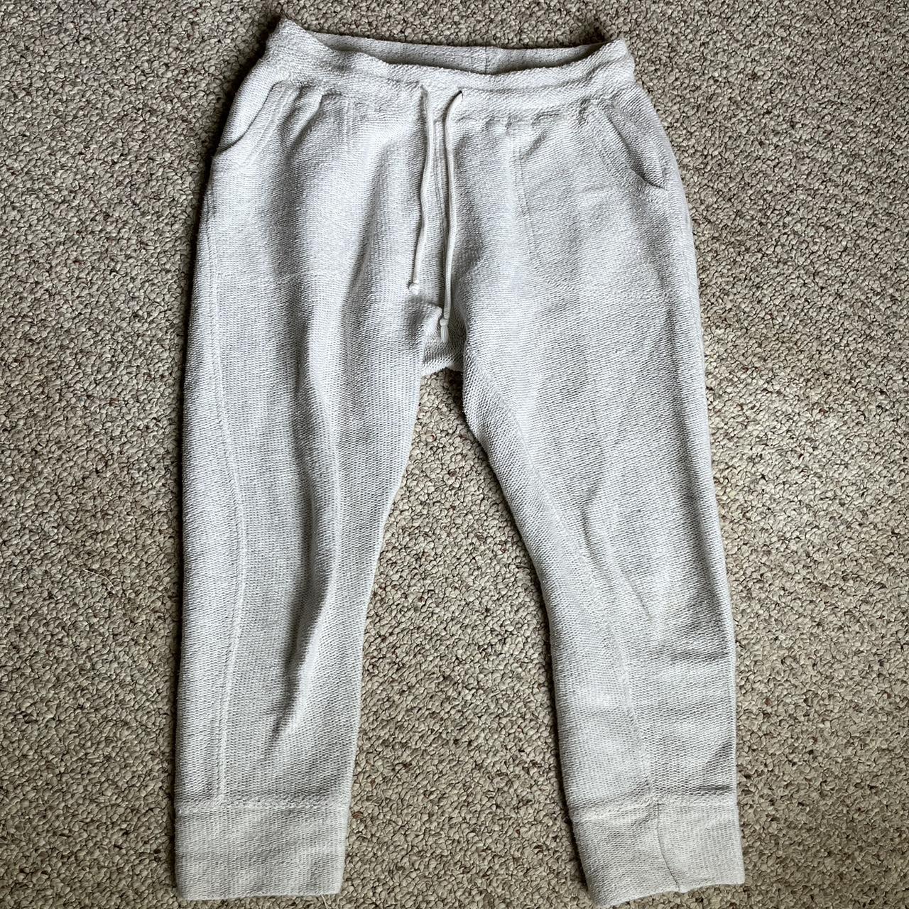 Free People Cropped Sweatpants - Good used... - Depop