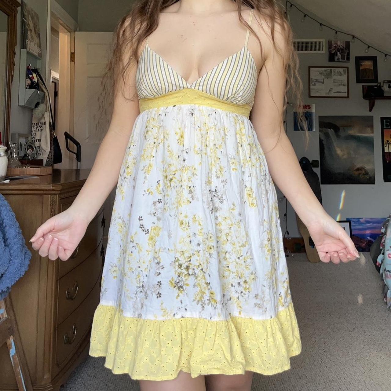 Charlotte russe yellow dress best sale