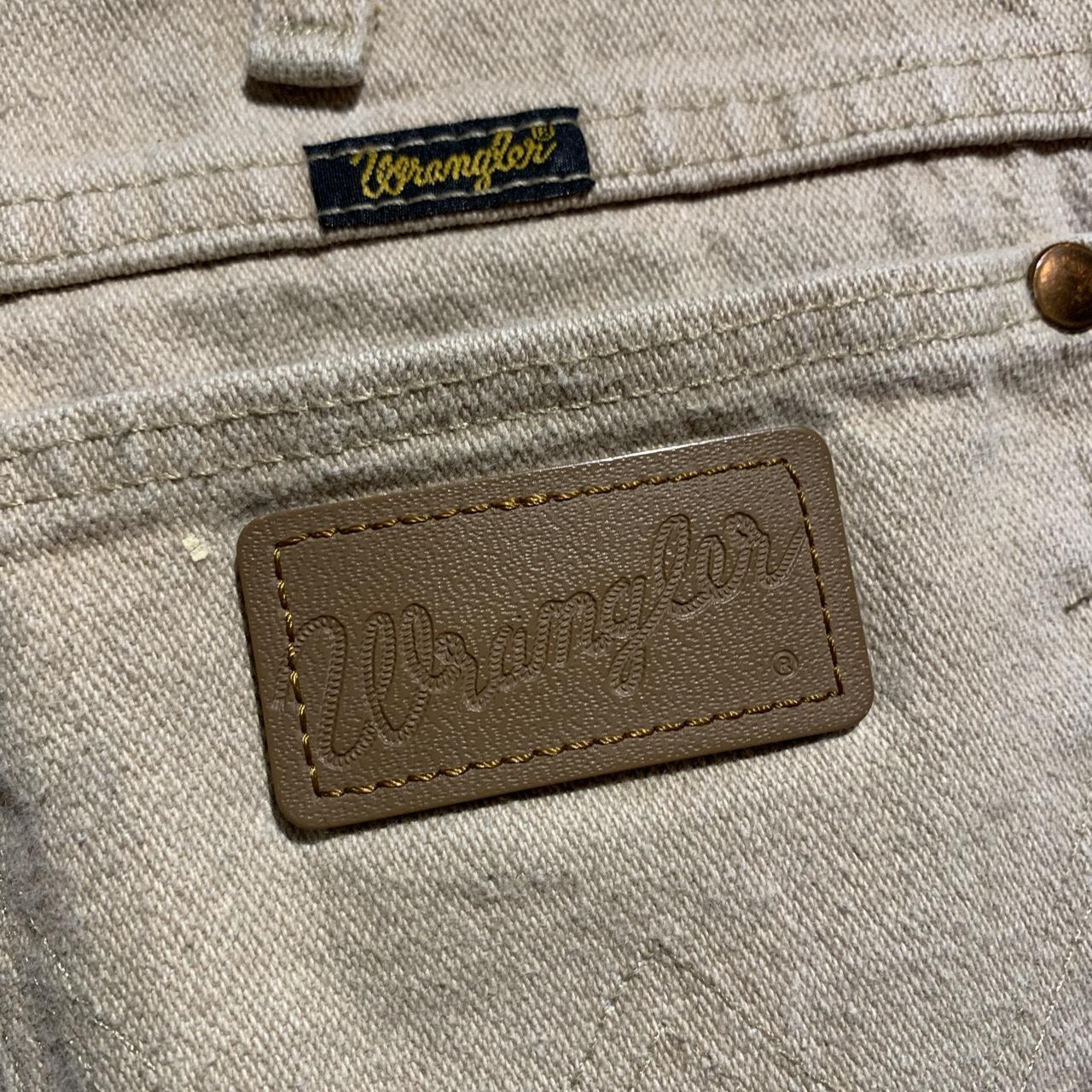 Vintage Tan Wrangler Jeans, don’t think they’ve ever... - Depop