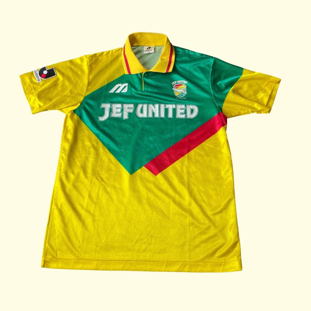 Vintage JEF United Chiba football shirt Mizuno 1994 | Depop