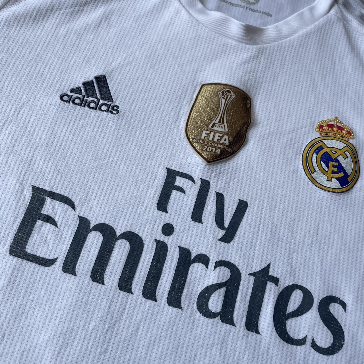 Real Madrid home football shirt 2015 2016 Adidas Depop